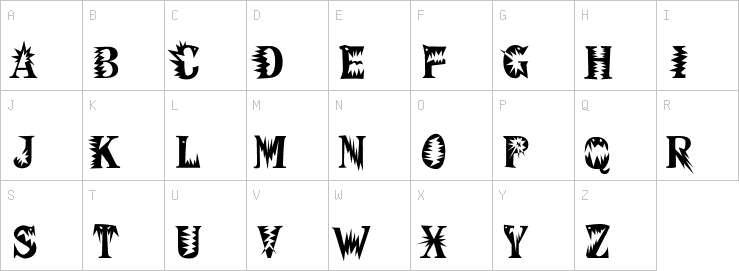 Uppercase characters