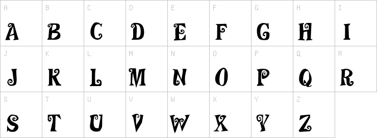 Uppercase characters
