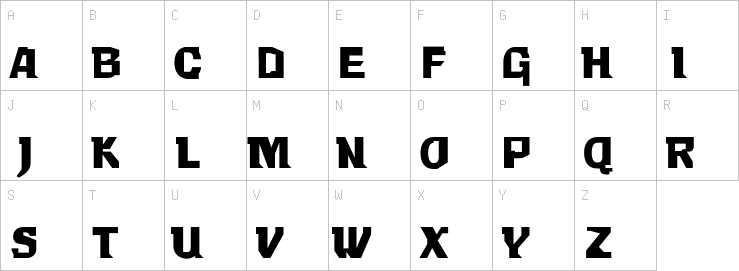 Uppercase characters
