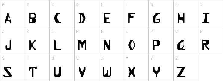 Uppercase characters