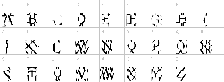 Uppercase characters