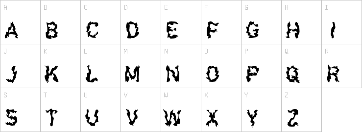 Uppercase characters