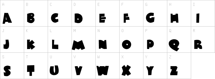 Uppercase characters