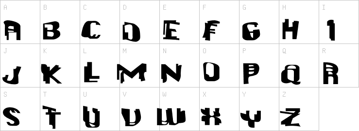 Uppercase characters