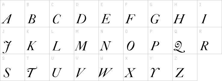 Uppercase characters
