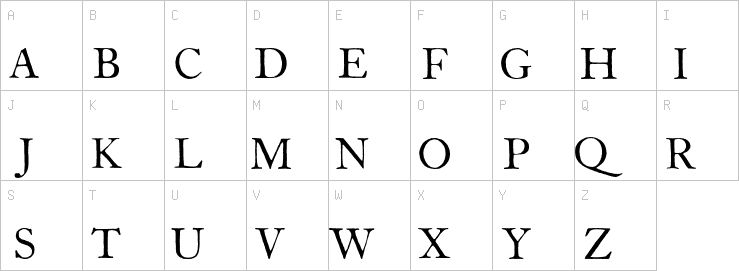 Uppercase characters