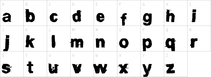 Uppercase characters