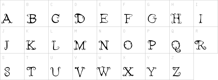 Uppercase characters