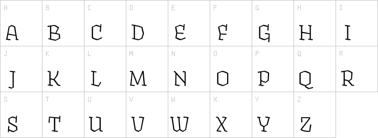 Uppercase characters