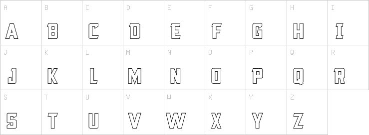 Uppercase characters