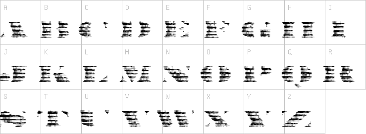Uppercase characters