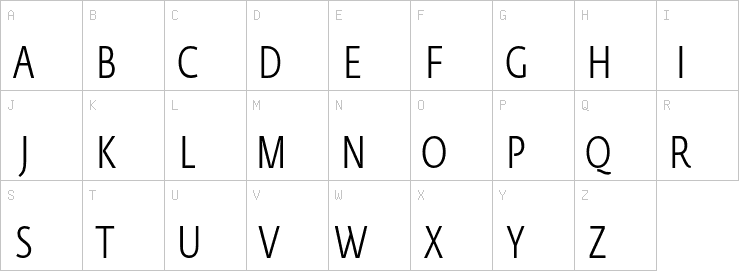 Uppercase characters