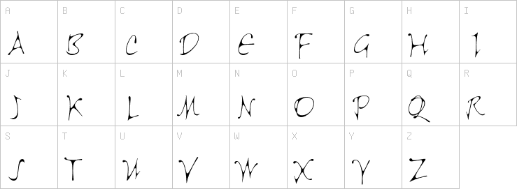 Uppercase characters