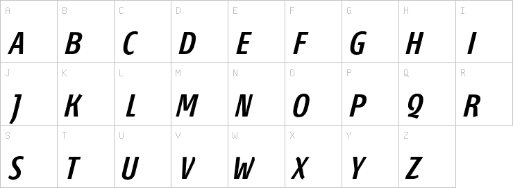 Uppercase characters