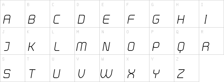 Uppercase characters