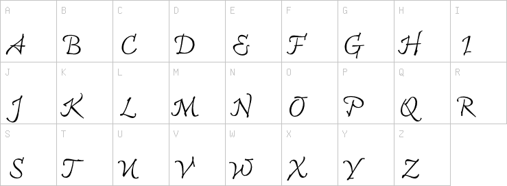 Uppercase characters