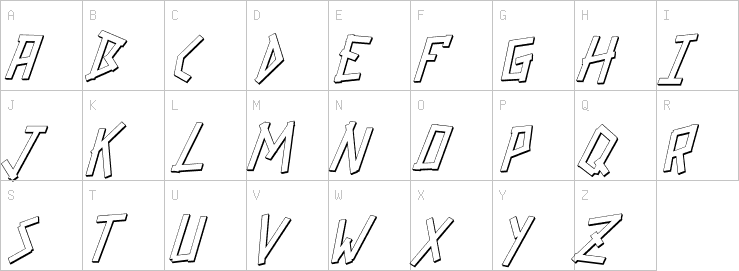 Uppercase characters