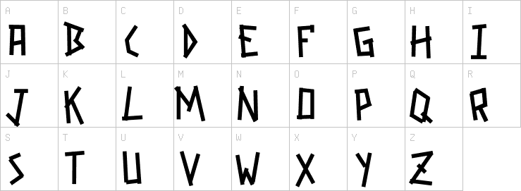 Uppercase characters