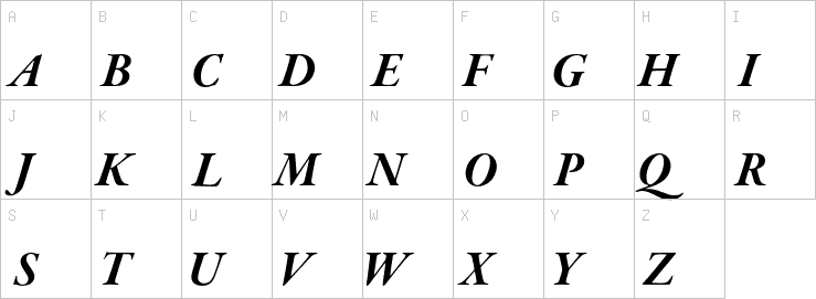 Uppercase characters
