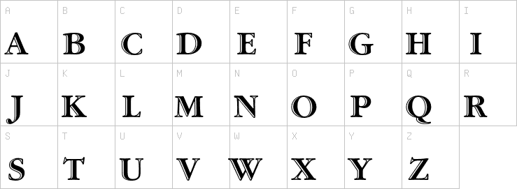 Uppercase characters