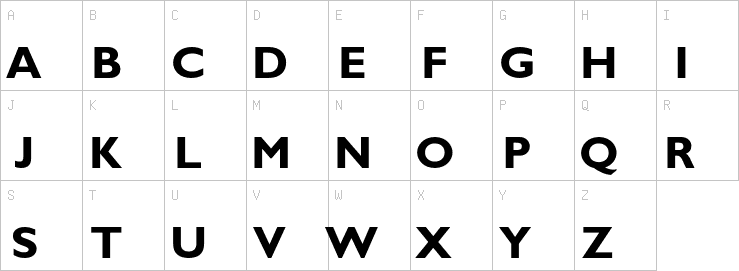 Uppercase characters
