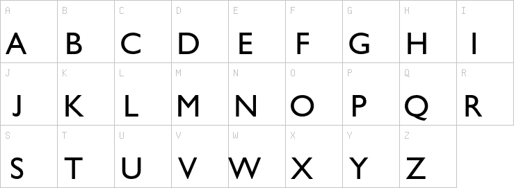 Uppercase characters