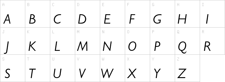 Uppercase characters