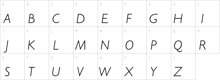 Uppercase characters
