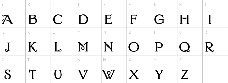 Uppercase characters
