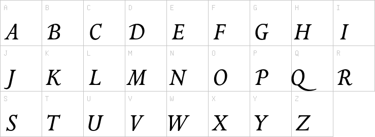 Uppercase characters