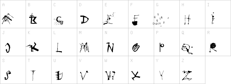 Uppercase characters