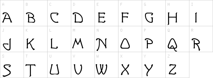 Uppercase characters