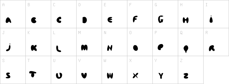 Uppercase characters