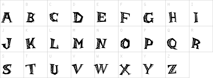 Uppercase characters