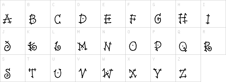 Uppercase characters