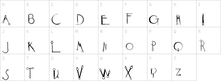 Uppercase characters