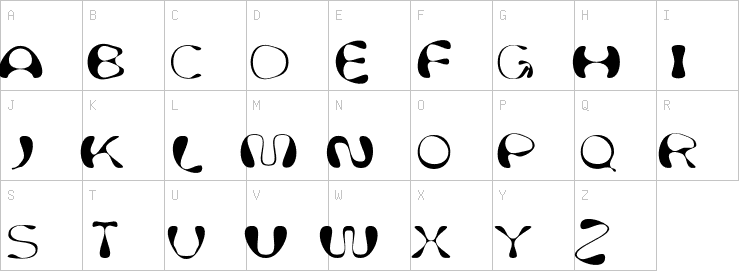 Uppercase characters