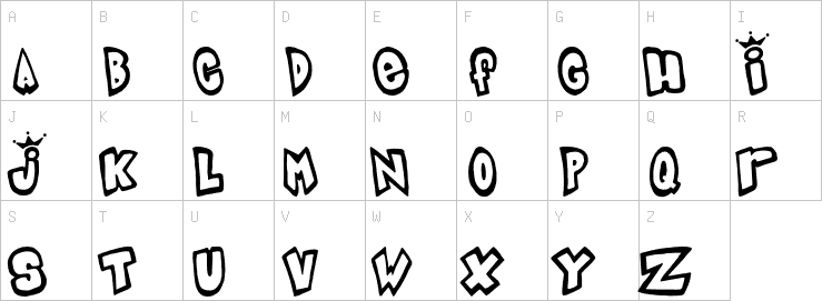 Uppercase characters