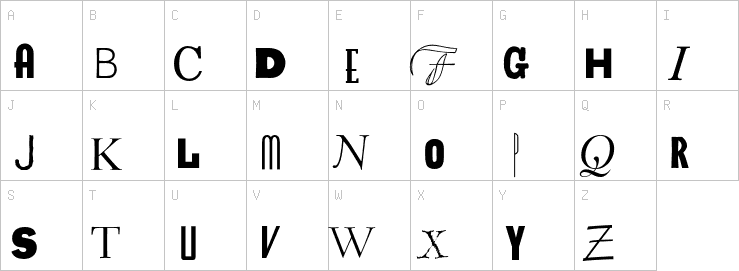 Uppercase characters