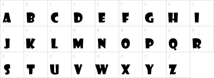 Uppercase characters