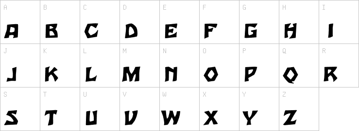 Uppercase characters