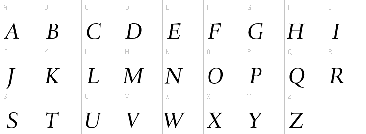 Uppercase characters