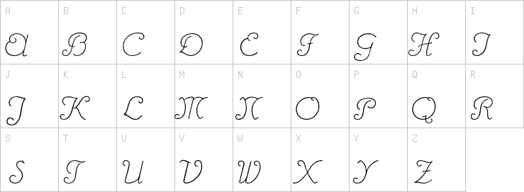 Uppercase characters
