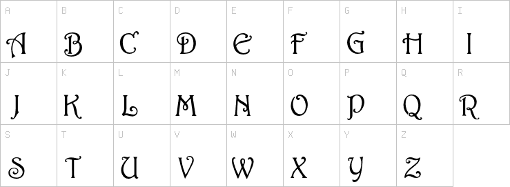 Uppercase characters