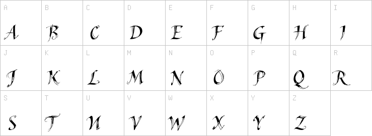 Uppercase characters