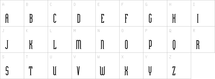 Uppercase characters