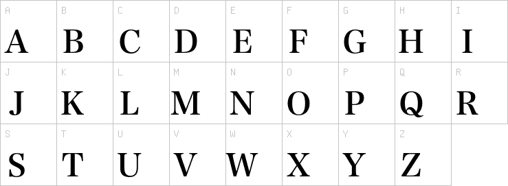 Uppercase characters