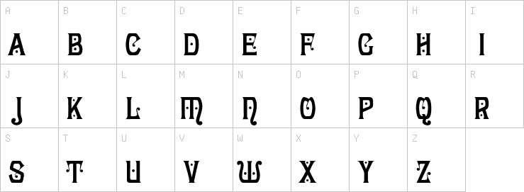 Uppercase characters