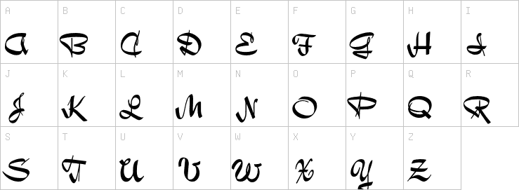 Uppercase characters
