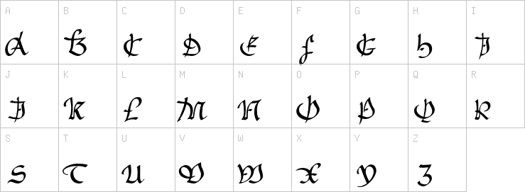 Uppercase characters